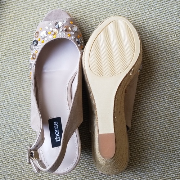 Women's wedge slingback sandals - Picture 2 of 4